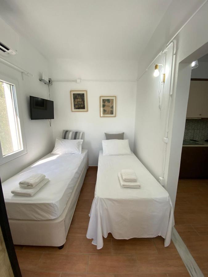 House With Beautiful Garden In Plomari Apartment Luaran gambar